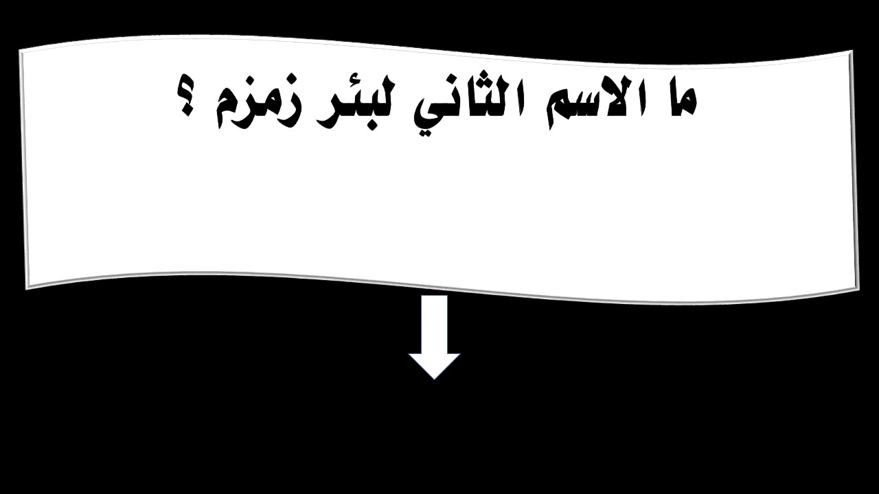 ما الاسم الثاني لبئر زمزم , زمزم وجمال مياه نهر زمزم