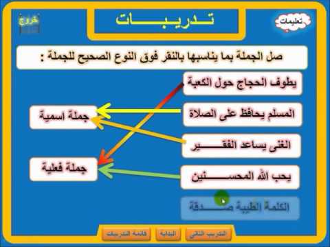 جمل فعلية واسمية - امثلة على الجمل الاسمية والجمل الفعلية 9039